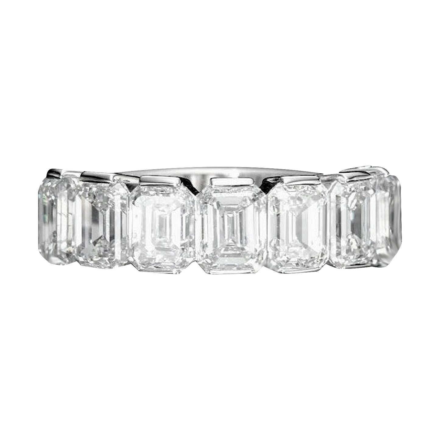 18K White Gold Statement Ring With 5.12 TCW Natural Diamond