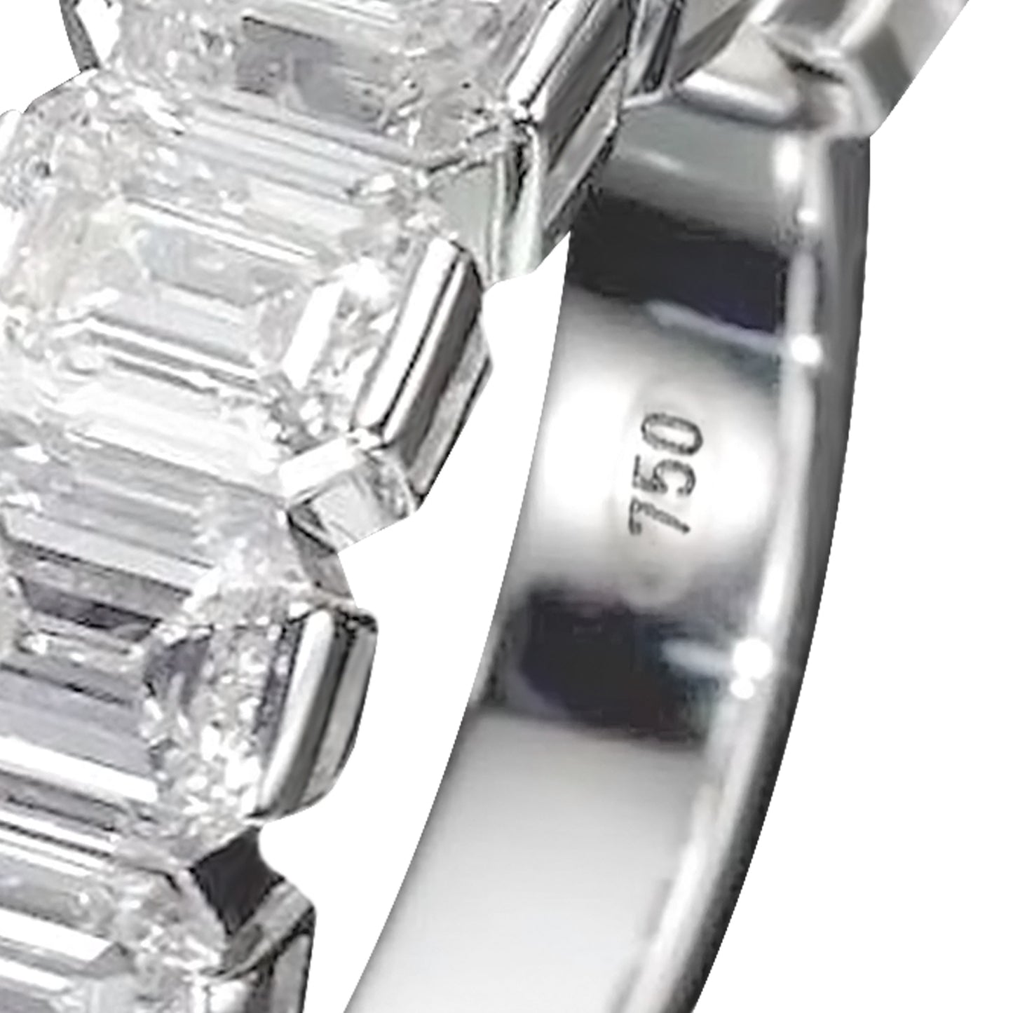 18K White Gold Statement Ring With 5.12 TCW Natural Diamond