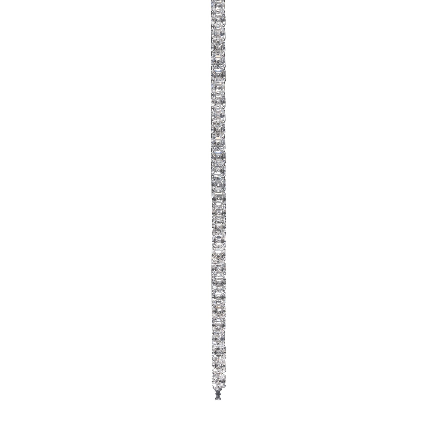 18K White Gold Tennis Bracelet With 29.28 Natural Diamonds