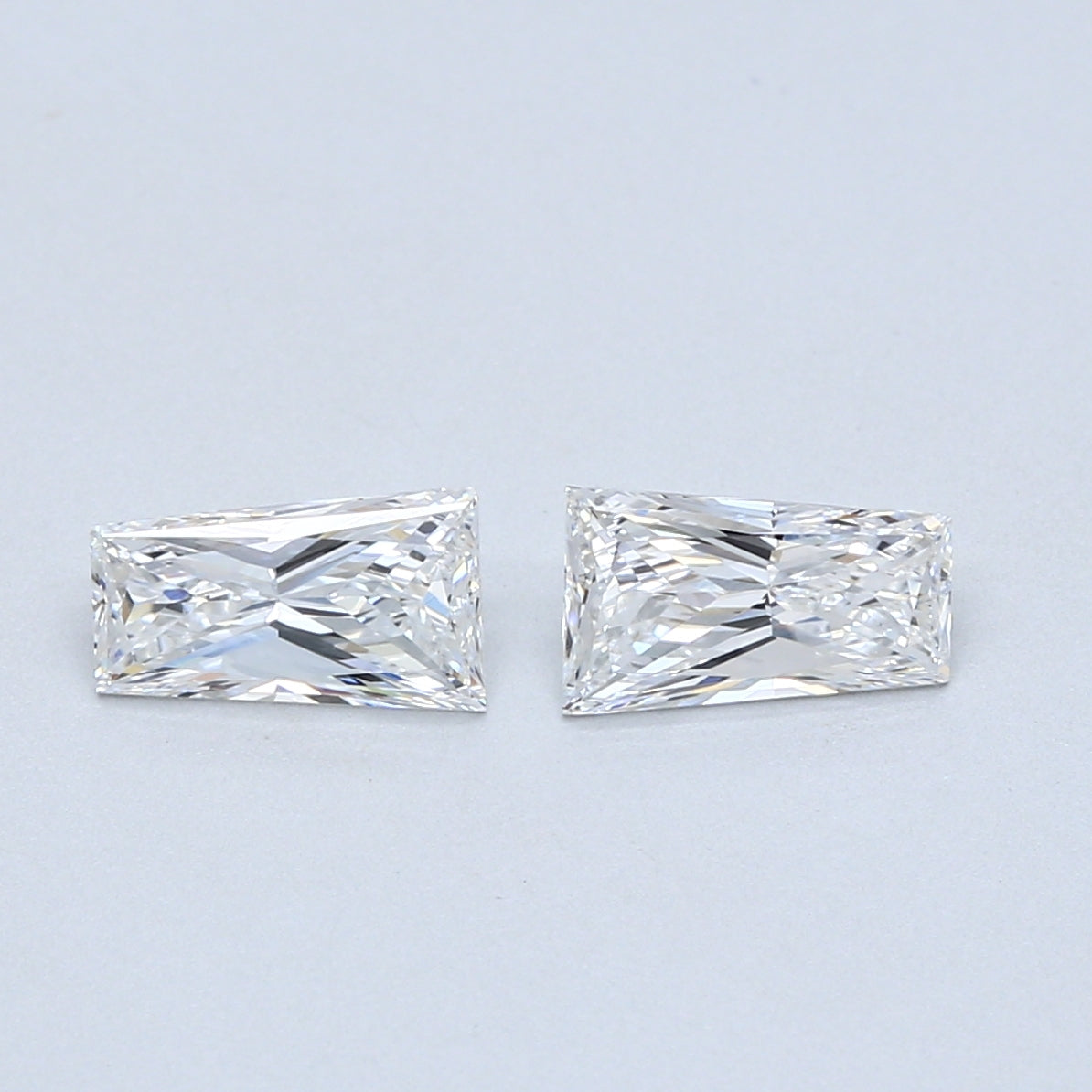 1.07 TCW Pair of Baguette Natural Loose Diamonds