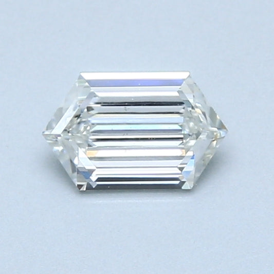 0.58 Carat Elongated Hexagon Loose Natural Diamond