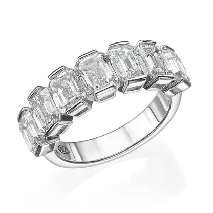 18K White Gold Statement Ring With 5.12 TCW Natural Diamond