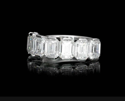 18K White Gold Statement Ring With 5.12 TCW Natural Diamond