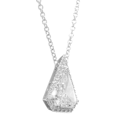 18K White Gold Pendant Necklace With 1.01 TCW Natural Diamond