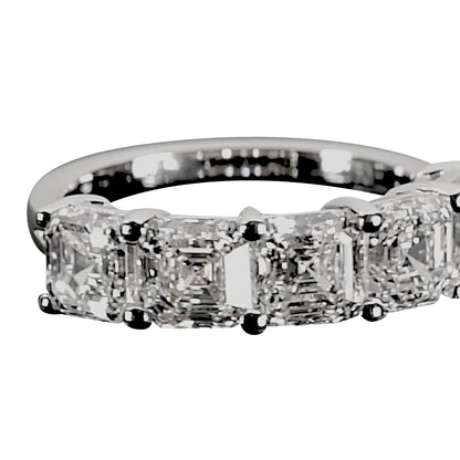 18K White Gold Statement Ring With 4.56 TCW Natural Diamond
