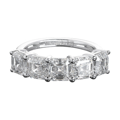 18K White Gold Statement Ring With 4.56 TCW Natural Diamond