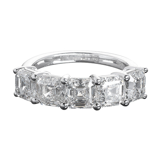 18K White Gold Statement Ring With 4.56 TCW Natural Diamond