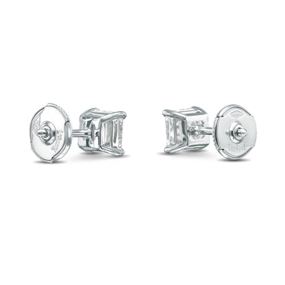 18K White Gold Earrings With 1.84 TCW Natural Diamond