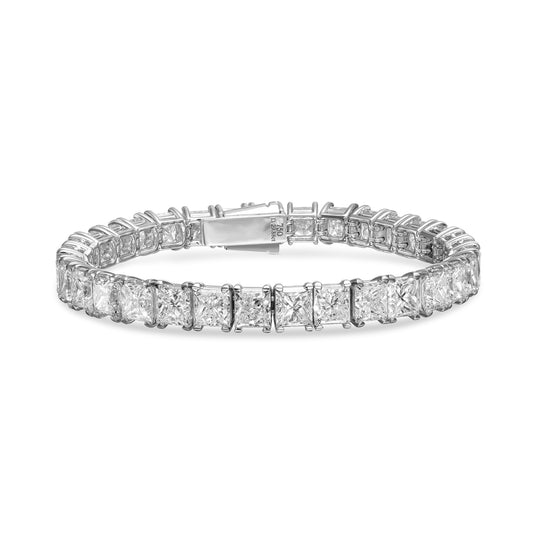 18K White Gold Bracelet With 29.88 TCW Natural Diamond