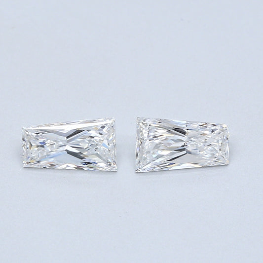 1.07 TCW Pair of Baguette Natural Loose Diamonds