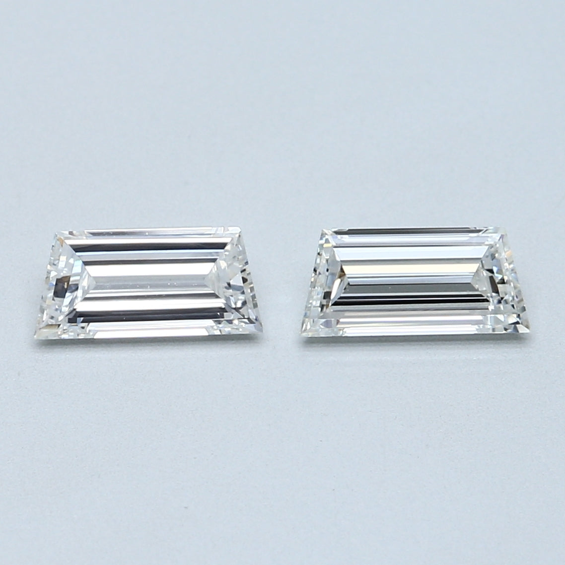 1.17 TCW Pair of Trapeze Natural Loose Diamonds