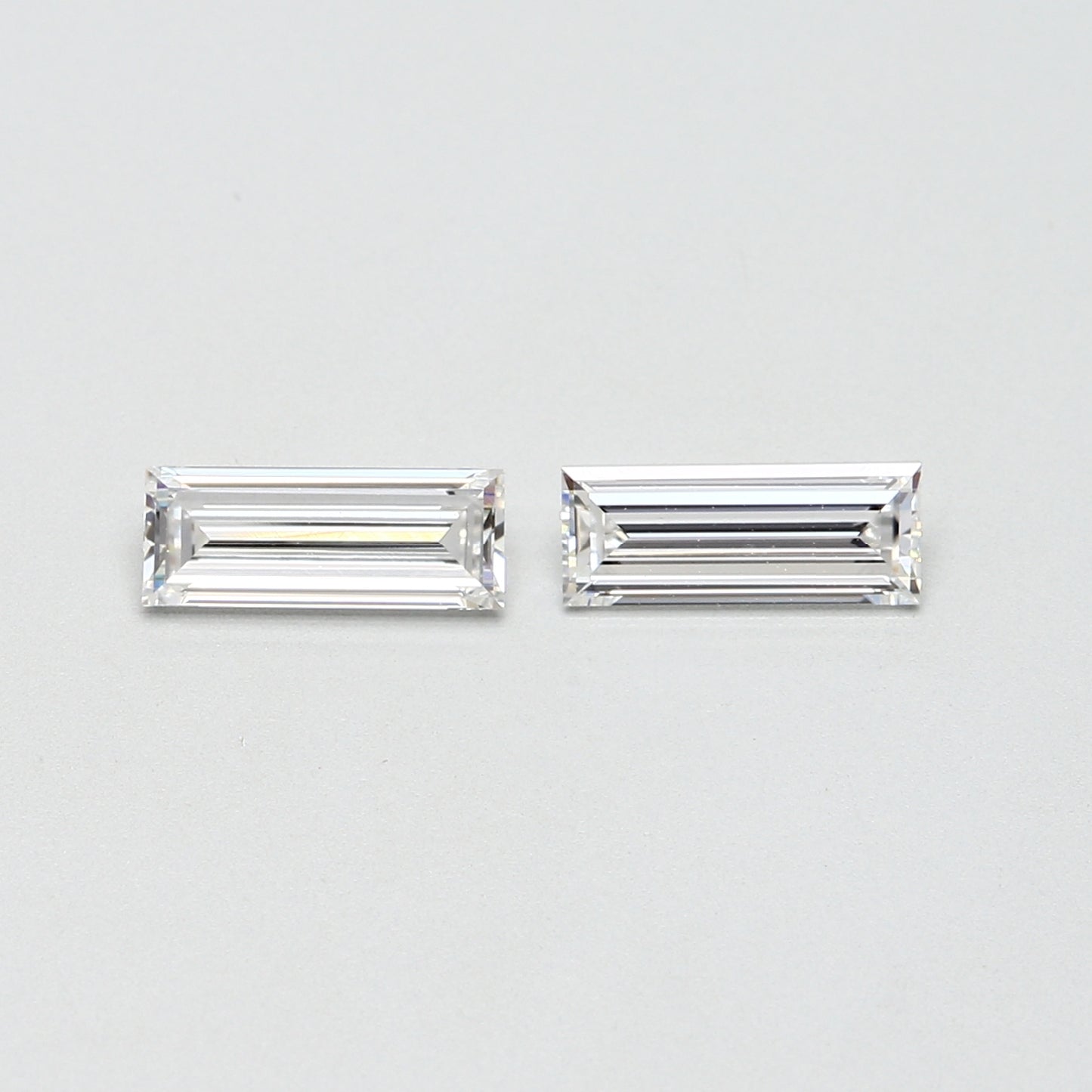 1.10 TCW Pair of Baguette Cut Natural Loose Diamond