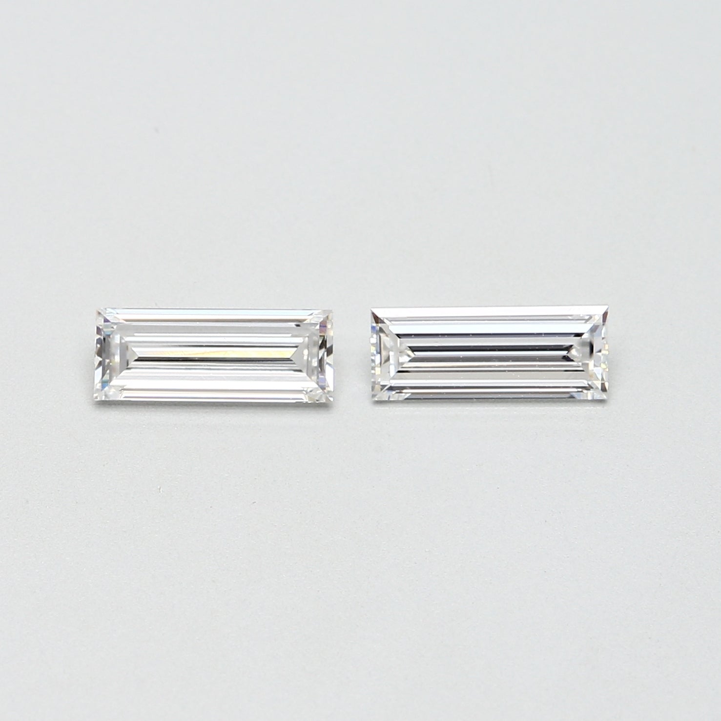 1.10 TCW Pair of Baguette Cut Natural Loose Diamond