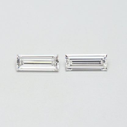 1.10 TCW Pair of Baguette Cut Natural Loose Diamond