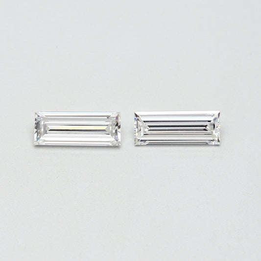 1.10 TCW Pair of Baguette Cut Natural Loose Diamond