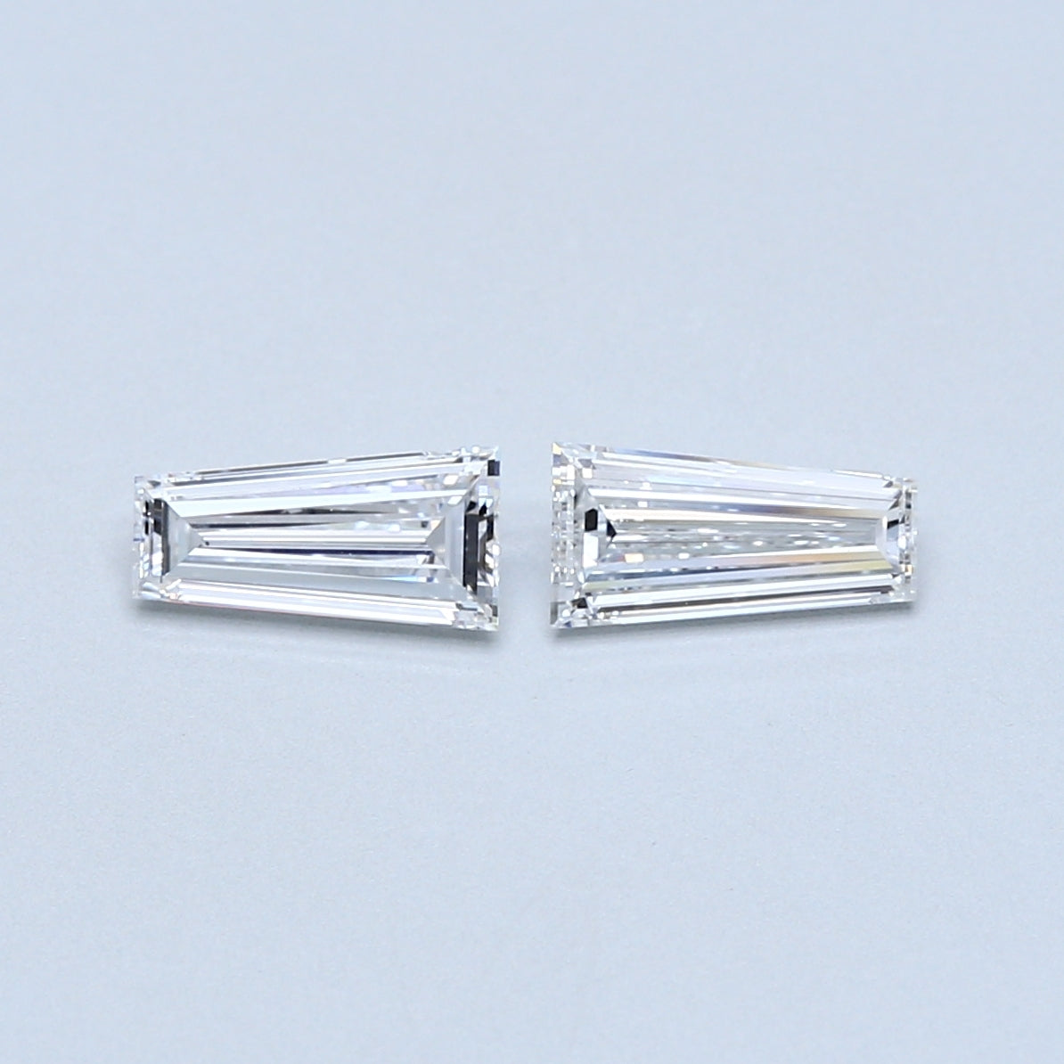 0.81 TCW Pair of Tapered Baguette Natural Loose Diamond