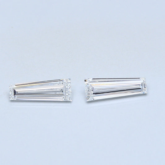 0.90 TCW Pair of Tapered Baguette Natural Loose Diamond