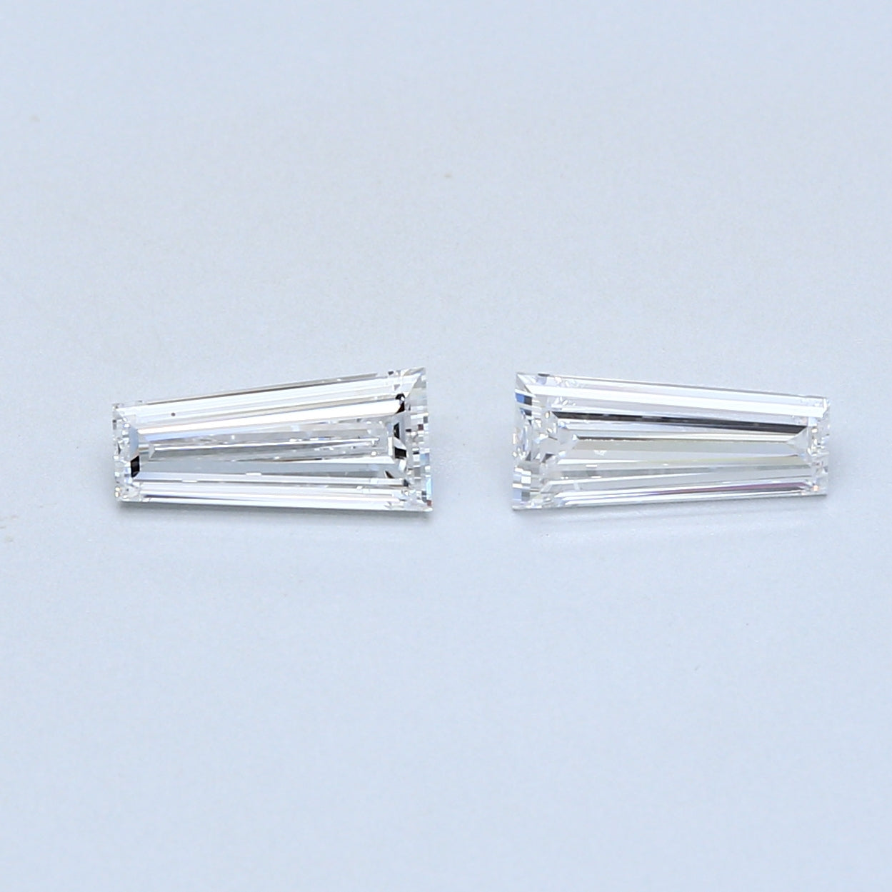1.02 TCW Pair of Tapered Baguette Natural Loose Diamond