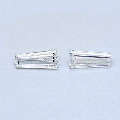 1.02 TCW Pair of Tapered Baguette Natural Loose Diamond
