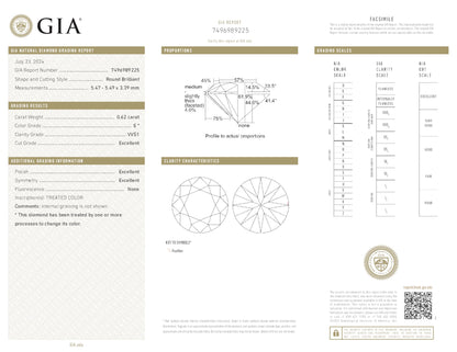 20.20ct Fancy Vivid Pink Pearshape Earrings (Treated Color)Natural Diamonds