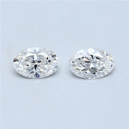 0.89 TCW Pair of Oval Natural Loose Diamonds