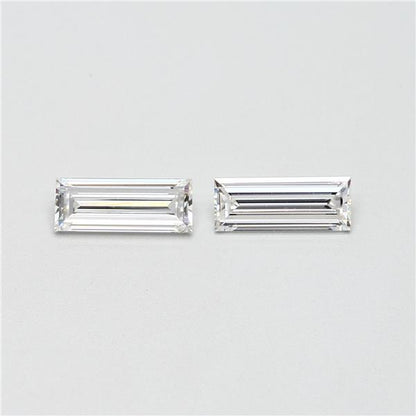 1.10 TCW Pair of Baguette Cut Natural Loose Diamond