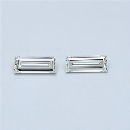 1.14 TCW Pair of Baguette Cut Natural Loose Diamond